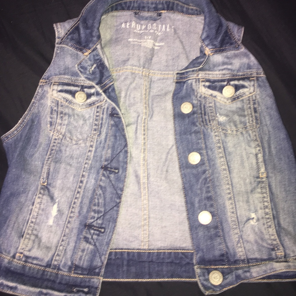 Aeropostale Jean vest